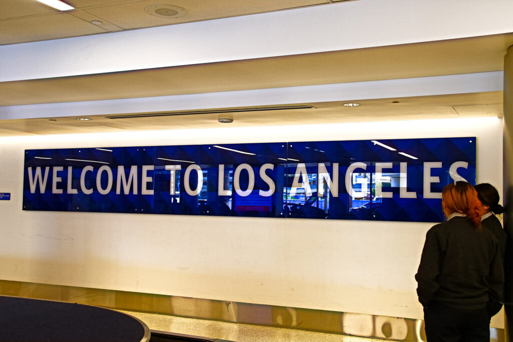 Welcome to Los Angeles sign